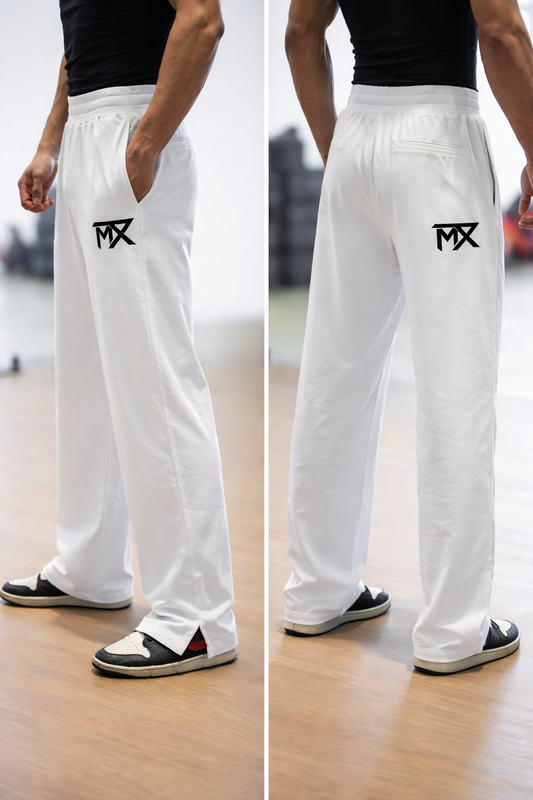 MX Street Classic Workout Pants – White Edition