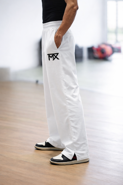 MX Street Classic Workout Pants – White Edition